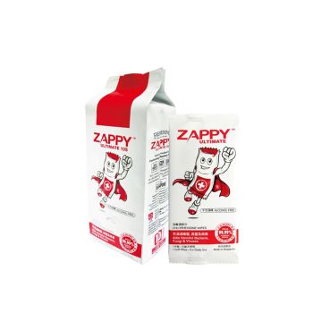 Zappy 無酒精消毒濕紙巾10張(獨立包裝)
