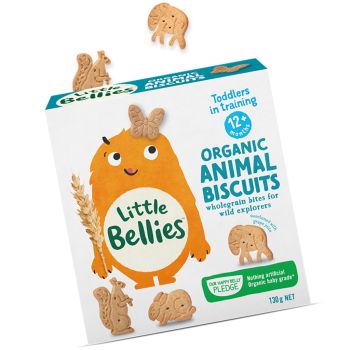 Little Bellies Animal Biscuits 130g