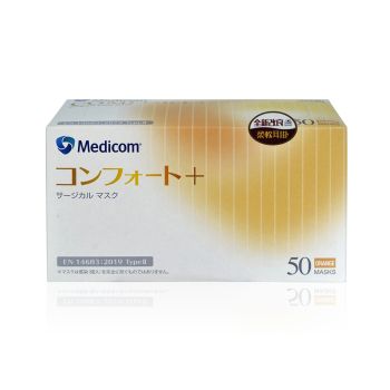 Medicom Comfort+橙色成人口罩(Type II)50個