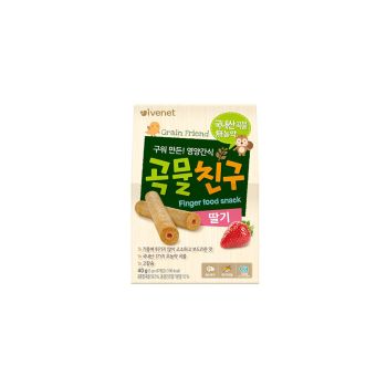 貝貝 糙米手指餅(草莓味)40g