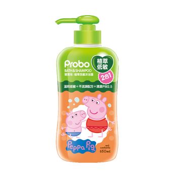 Probo Peppa Pig 2合1植萃洗髮沐浴露 650ml