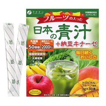 **FINE JAPAN 日本納豆青汁90g