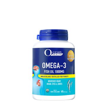 Ocean Health Omega-3 深海鱼油1000mg 60粒