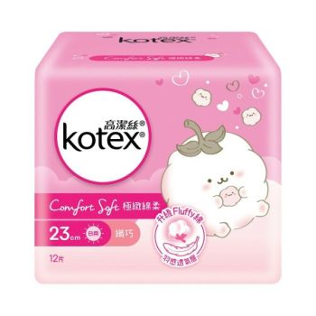 Kotex 極緻綿柔-(孖裝)纖巧日用12片裝(23cm)