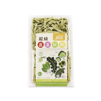 JS Food 超級蔬菜素食坂麵(綠)250g