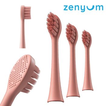 ZenyumSonic (粉紅色)聲波震動牙刷刷頭3件裝