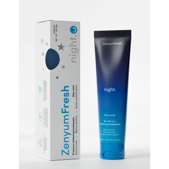 ZenyumFresh 夜間修復 護齦蘆薈活性碳牙膏100ml