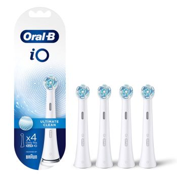 Oral B  iO深層清潔護齦刷頭 4支裝(白色)