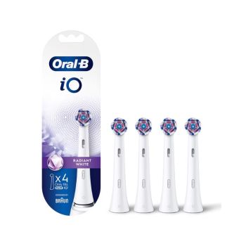 Oral B iO Radiant 美白至臻刷頭4支裝(白色)