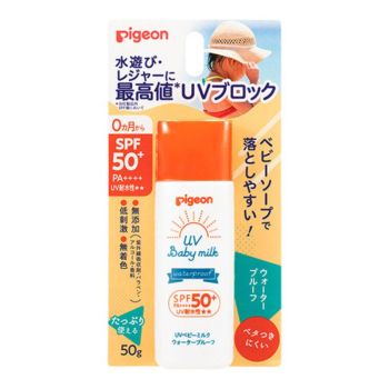 Pigeon 1031951 SPF50+嬰兒防曬乳液50g(防水)