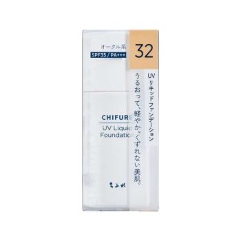 Chifure 輕柔啞緻粉底液 S32-瓷白膚色SPF35 PA+++ 