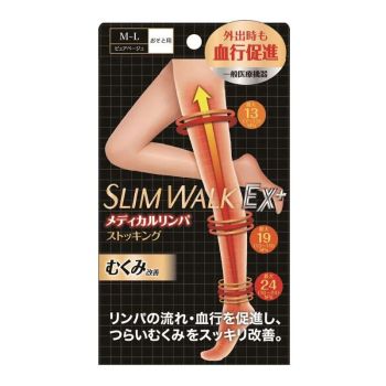 Slimwalk PH673 M-L 淺肉色-醫療保健耐勾壓力絲襪褲 