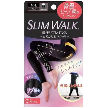Slimwalk PH931 M-L 黑色-修身美腿壓力褲