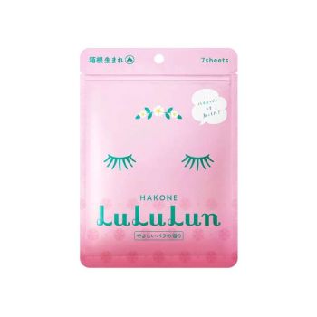 LuLuLun箱根限定玫瑰化妝水面膜 (7片裝)