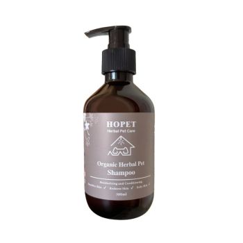 HOPET 有機植萃 寵物洗毛劑300ml-保濕潤絲