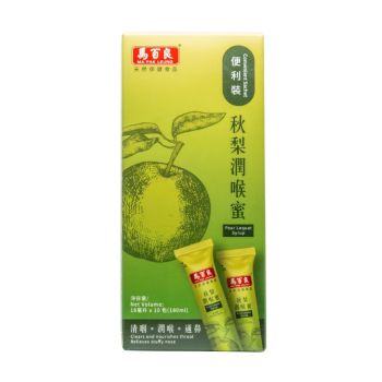 馬百良 秋梨潤喉蜜 便利裝180ml