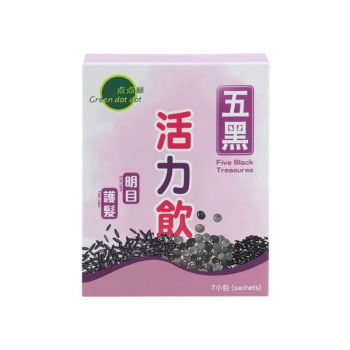 點點綠 五黑活力飲 7包裝