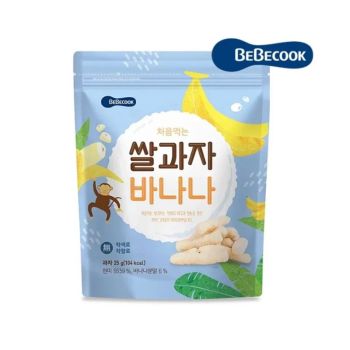 Bebecook 香蕉味-有機小米棒25g