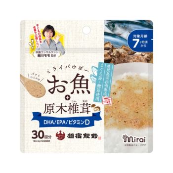 日本Mirai 原木椎茸純魚粉60g