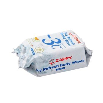 Zappy 冰感涼快濕紙巾20片裝 (青瓜及蜜瓜味)