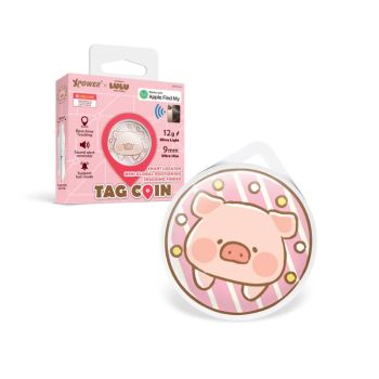 XPOWER (Pink) Lulu豬 智能定位器TAG COIN
