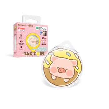 XPOWER (Yellow) Lulu豬 智能定位器TAG COIN