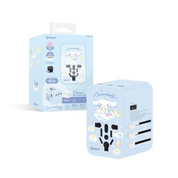 XPOWER (TA45B Blue) Cinnamoroll 旅行充電器