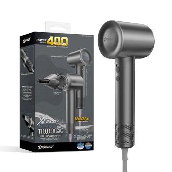 XPOWER (M021-GY) PowerWind 水潤負離子護髮速乾風筒1600W