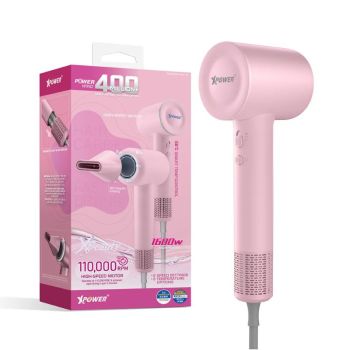 XPOWER (M021-PK) PowerWind 水潤負離子護髮速乾風筒1600W