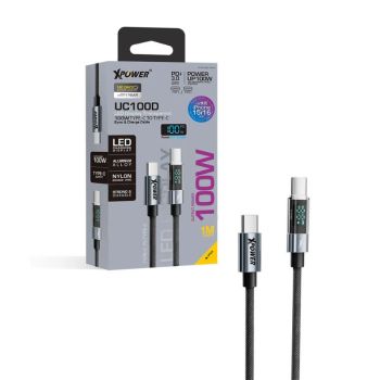 XPOWER (UC100D-GY) 100W 高速傳輸充電線