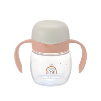 Richell 206037 TLI (彩虹)輕鬆啜飲水杯連手柄200ml