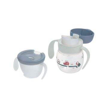 Richell 206150 TLI (汽車)套裝-學習+輕鬆啜飲水杯200ml