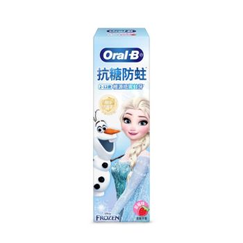 Oral B (Frozen)抗糖防蛀 兒童牙膏(草莓味)60g
