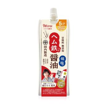 日本Mirai 血紅鐵元素醬油150ml(7m+)