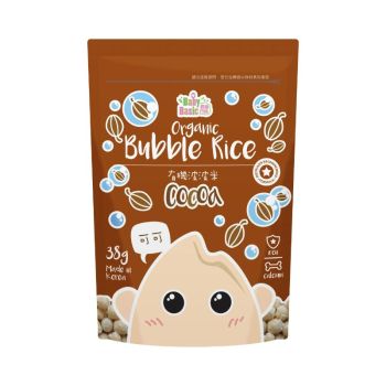Baby Basic 有機早餐波波米38g(可可)