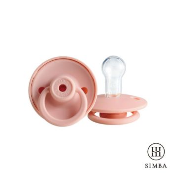 Simba SW1083 草莓慕斯-扭扭圓型安撫奶嘴0m+