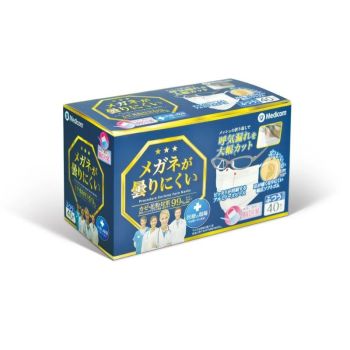 Medicom 防霧氣醫用成人口罩 40個 (獨立包裝) (白色)
