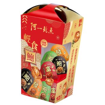 阿一 輕食鮑 4款口味 (12隻裝)