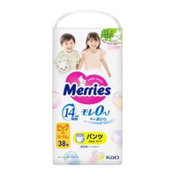 Merries 學習褲 - XL加大碼 38片