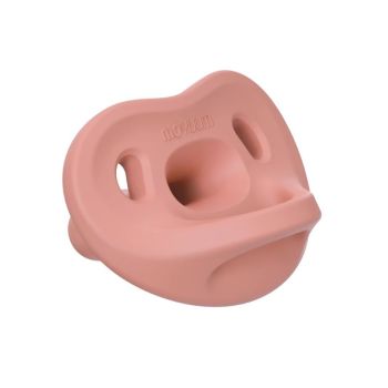 MOYUUM (紅色)(3-6m) 白金矽膠2號奶嘴連盒