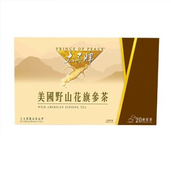 太子牌 野生花旗參速溶茶20包盒裝