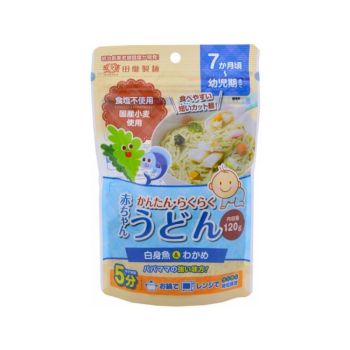 田靡製麵 7m+嬰兒烏冬(白身魚海藻)120g