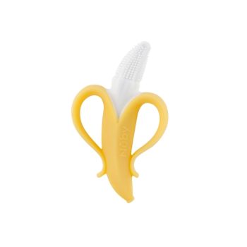 Nuby NanaNubs (黃色)香蕉牙齦按摩牙刷