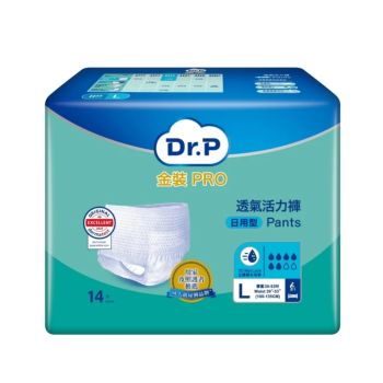 Dr. P 金裝PRO 透氣活力褲14片(L-日用型)