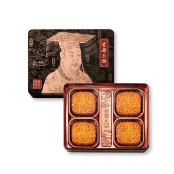 (券)奇華K2 雙黃純白蓮蓉月餅4個裝