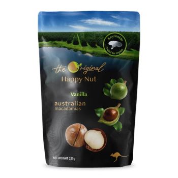 Happy Nut 原粒夏威夷果仁雲呢拿味 225g