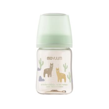 Moyuum MY258 PPSU 寬口防漲氣奶瓶170ml(草泥馬)