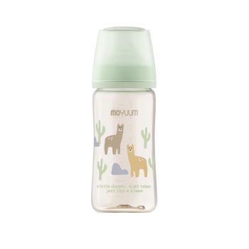Moyuum MY259 PPSU 寬口防漲氣奶瓶270ml(草泥馬)