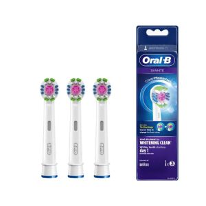 Oral B EB18-2 3D WHITE 專業美白刷頭3個