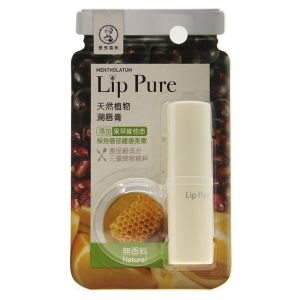 Lip Pure 曼秀雷敦 (無香料) 天然植物潤唇膏 4g